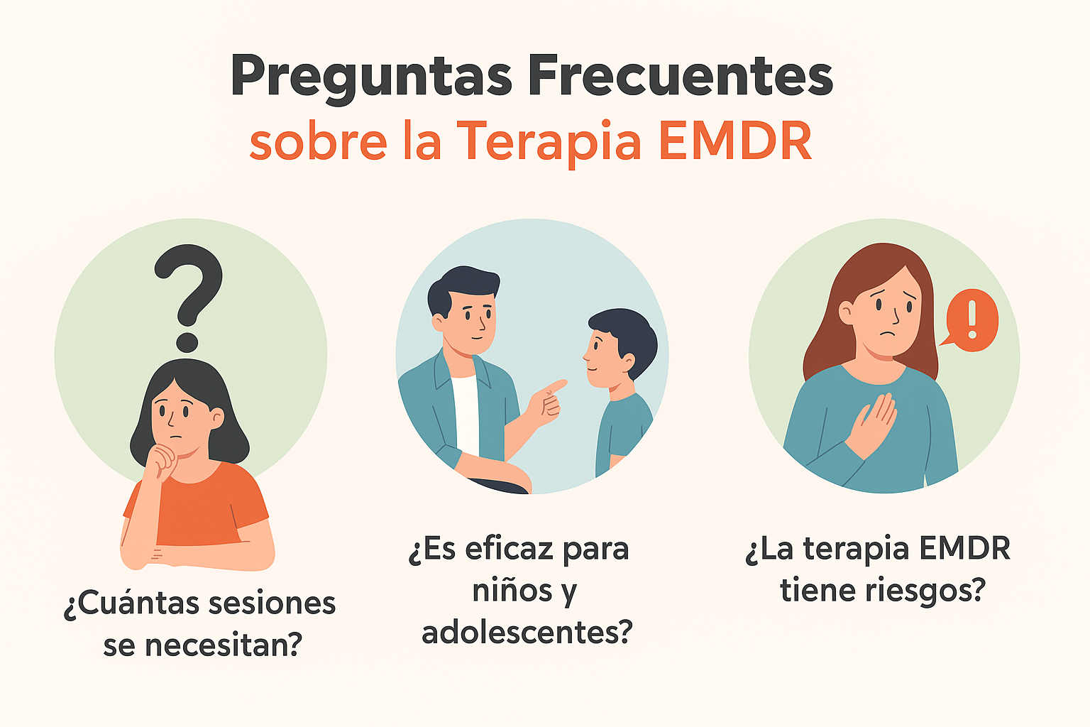Preguntas frecuentes terapia EMDR